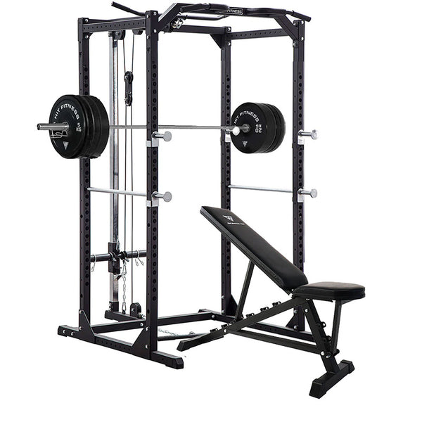 Hit Fitness F100 Home Gym Rack Package