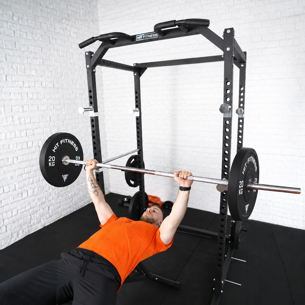 Hit Fitness Athletic Pack 120kg | Black Bumper Plates