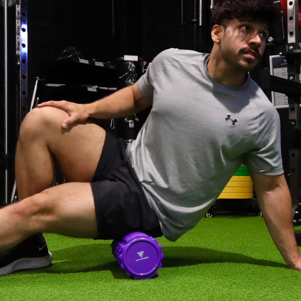 Hit Fitness Foam Roller Purple lifestyle 2