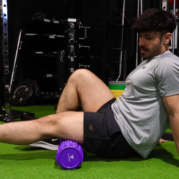 Hit Fitness Foam Roller Purple lifestyle 3