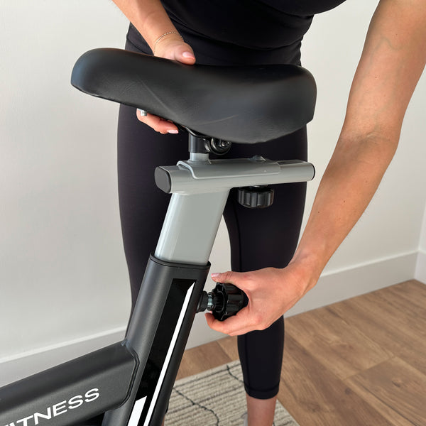 Hit Fitness G7 PRO Indoor Exercise Bike Lifestyle Seat Adjustment