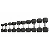 Hit Fitness Hex Dumbbell Set - 1kg to 10kg (1kg Increments)