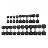 Hit Fitness Hex Dumbbell Set - 2.5kg to 50kg (2.5kg Increments)