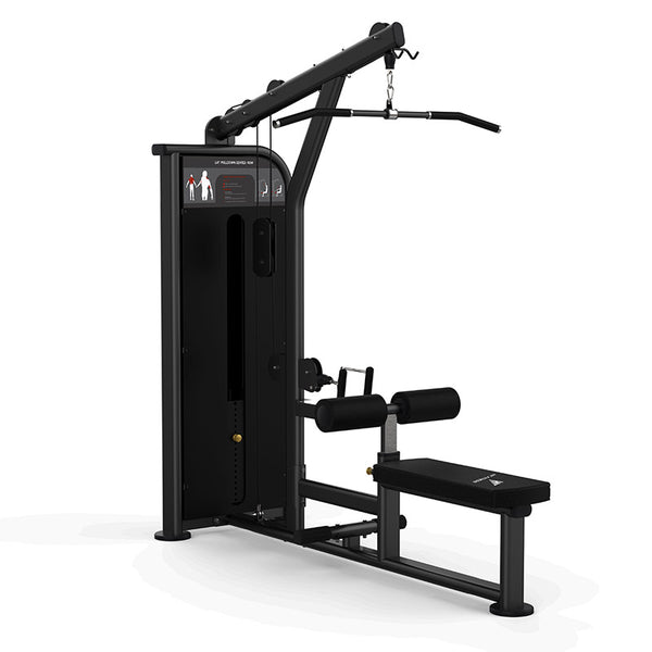 Hit Fitness Commercial Lat Pulldown Seated Row Machine McSport