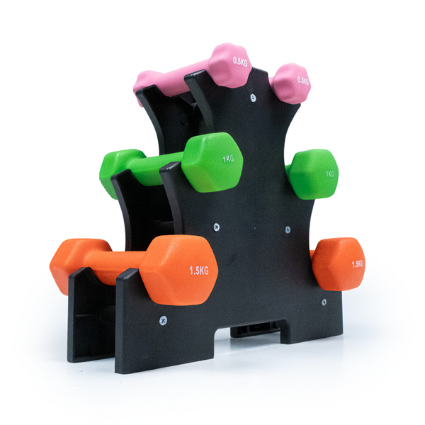 Hit Fitness Neoprene Dumbbells 6kg Set 01