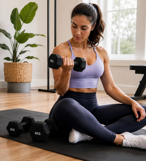 Hit Fitness Neoprene Studio Dumbbells | 3kg Pair | Black
