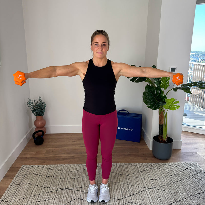 Hit Fitness Neoprene Studio Dumbbells — 3kg — McSport Ireland