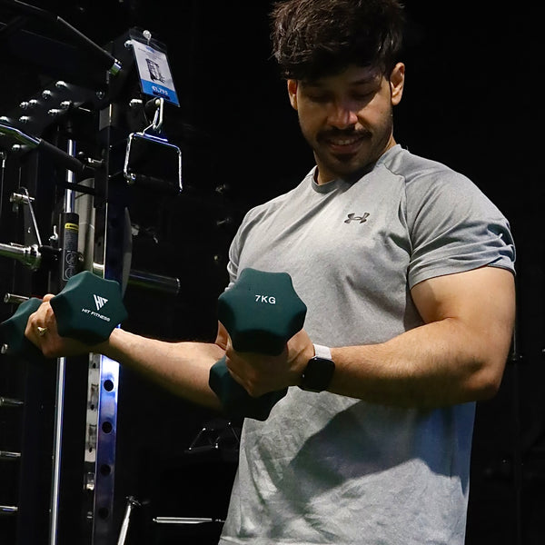 Hit Fitness Neoprene Studio Dumbbells 7kg Pair showroom