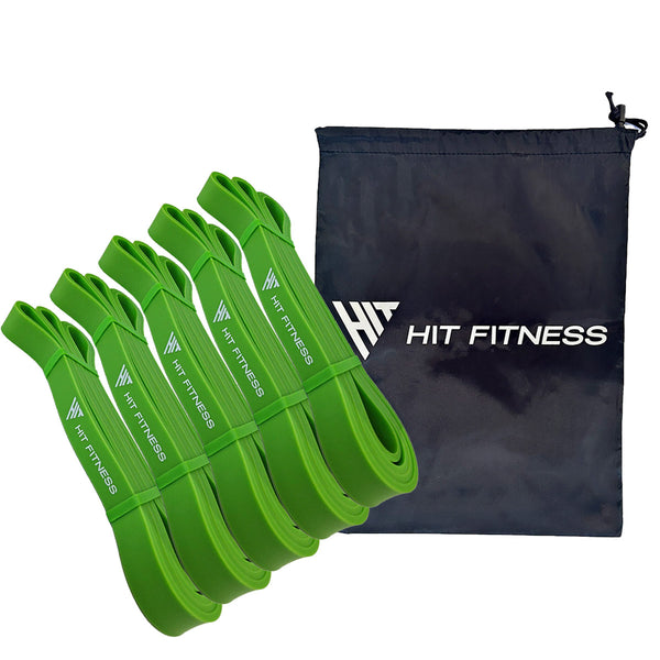 Hit Fitness Power Band 24mm Green 25kg | Pack of 5