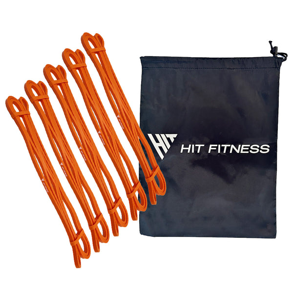 Hit Fitness Power Band 6.4mm Orange 5kg | Pack of 5