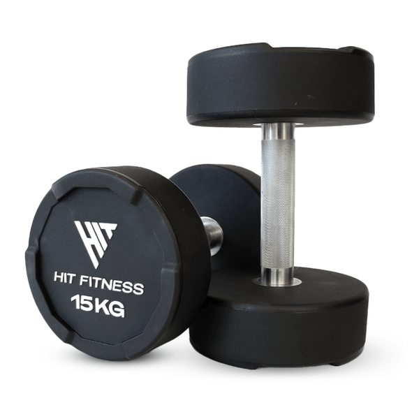 Hit Fitness Premium Urethane Dumbbells - 15kg