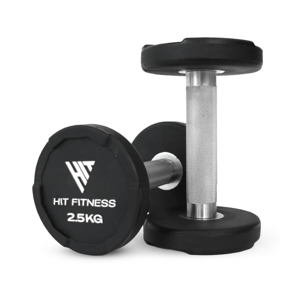 Hit Fitness Premium Urethane Dumbbells - 2.5kg