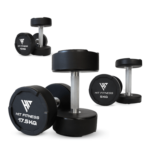 Hit Fitness Premium Urethane Dumbbells - Main Image