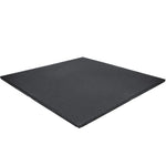 Hit Fitness Rubber Flooring Tile 1M x 1M x 20MM Black flat connect tile