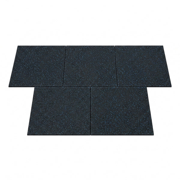 Hit Fitness Gym Flooring Bundle (Blue Fleck) | 1sq m x 15mm