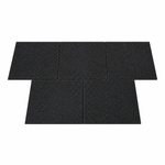 Hit Fitness Gym Flooring Bundle (White Fleck) | 1sq m x 15mm