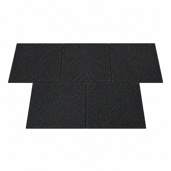 Hit Fitness Gym Flooring Bundle (White Fleck) | 1sq m x 15mm