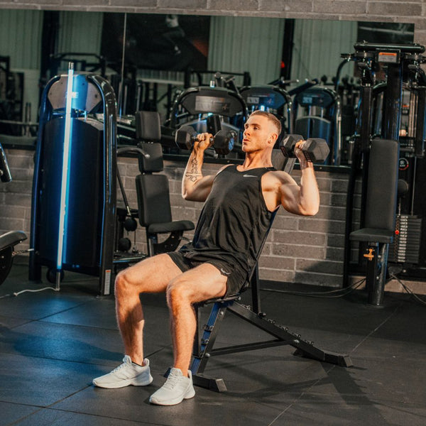 Hit Fitness SB30 Home Weight Bench Lifestyle Shoulder Press