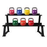 Hit Fitness Steel Competition Kettlebell Set & Rack