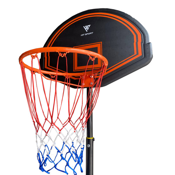 Hit Sport Essential Adjustable Basketball Hoop - Backboard & Ring