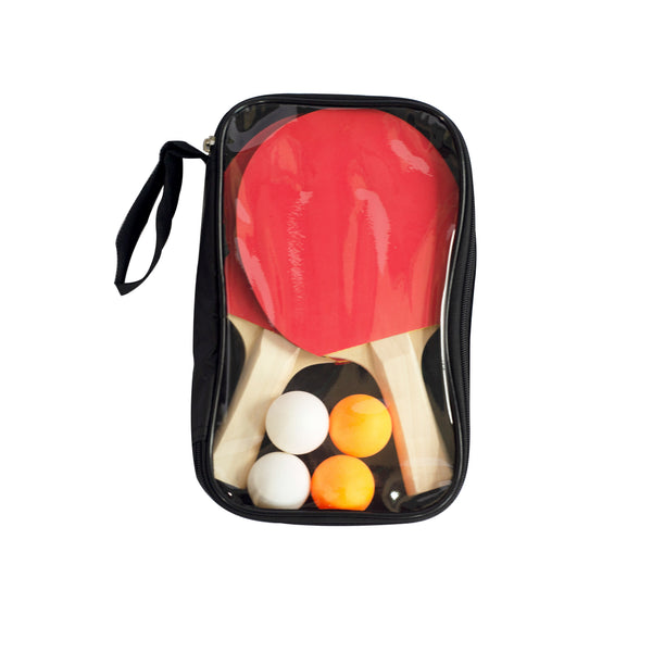 Hit Sport Mid-Size Table Tennis Table | Blue Included 2 Bats and 4 Balls in Bag