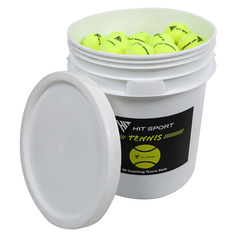 Hit Sport Tennis Ball Bucket — Pack of 96 — McSport