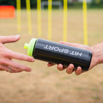 Hit Sport Training Water Bottles | 8 Pack with Carrier