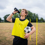 Hit Sport Training Water Bottles | 8 Pack with Carrier
