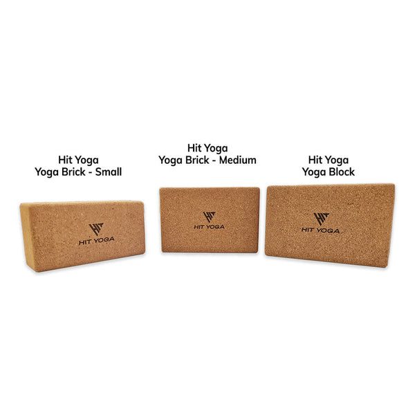 Hit Yoga Cork Yoga Brick | Small - Sizes