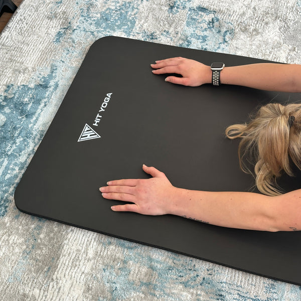 Hit Yoga Pilates Mat | 13mm | Black Lifestyle Close Up