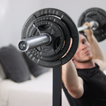 Hit Fitness 120kg Performance Weight Set | Cast Iron Discs and Barbell