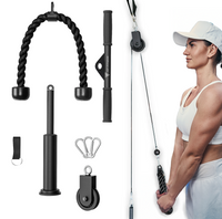 A Woman using the Hit Fitness Cable Pulley System