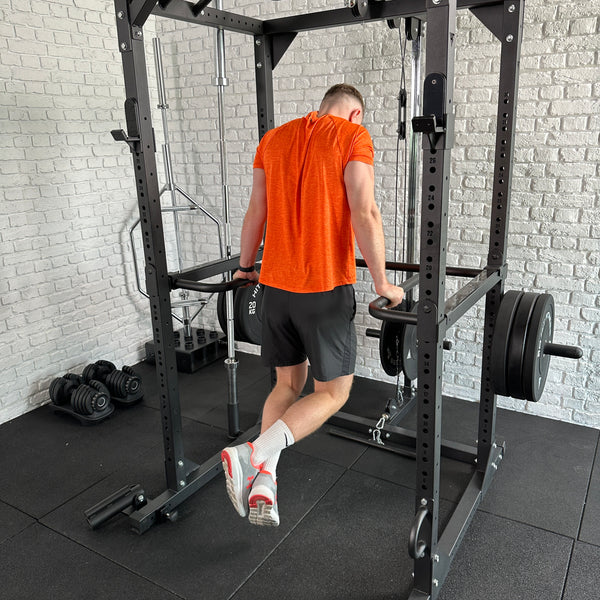 Hit Fitness F200 Pro Dip Bar Attachment Lifestyle Image Dip