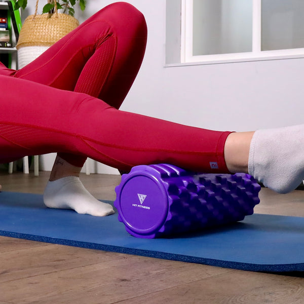 Hit Fitness Foam Roller Purple lifestyle
