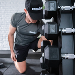 Hit Fitness Hex Dumbbells Vertical Rack | 6 Pairs (105kg)
