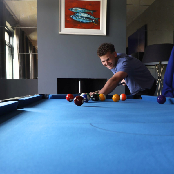 Hit Sport 7ft Multi Game Revolver Table Lifestyle Pool