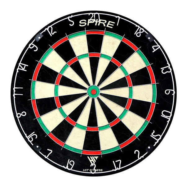 Hit Sport Spire Dartboard with 6 Steel Tip Darts - Dartboard