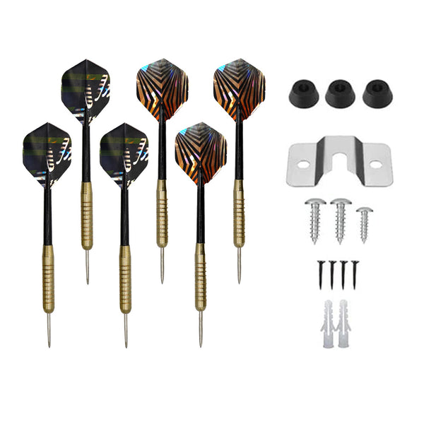 Hit Sport Spire Dartboard with 6 Steel Tip Darts