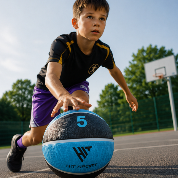 Hit Sport Trainer Blue Basketball Size 5 | 10 Pack