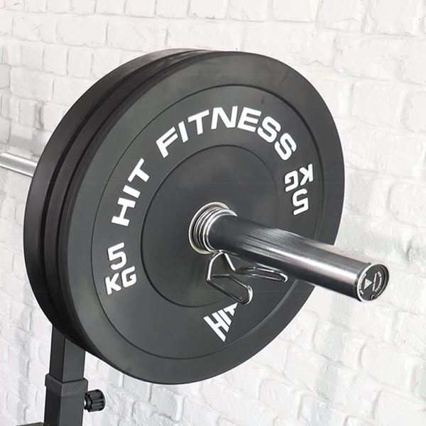 Hit Fitness 5kg Commercial Black Rubber Bumper Plate