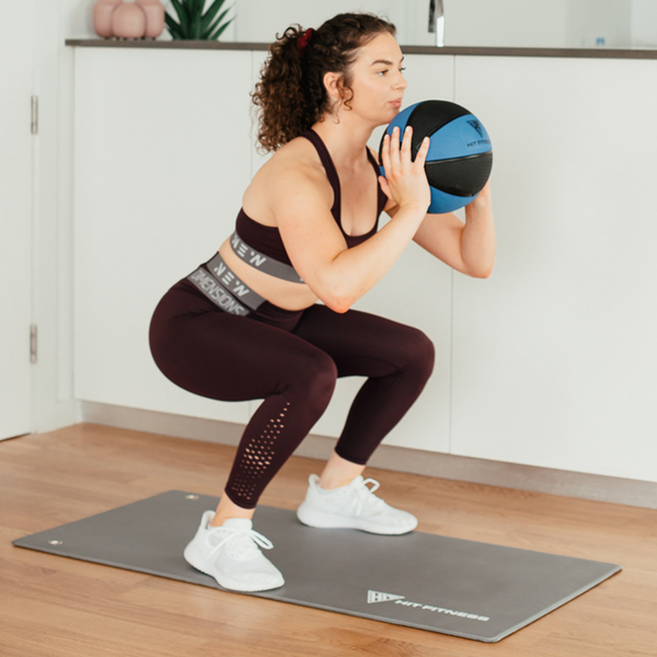 Hit Fitness Studio Mat | Silver