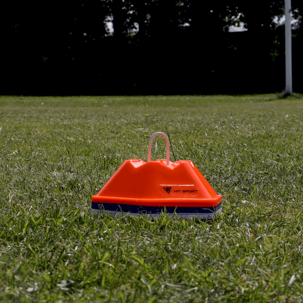 Hit Sport Hexagonal Space Marker Cone | 25 Pack stacked up