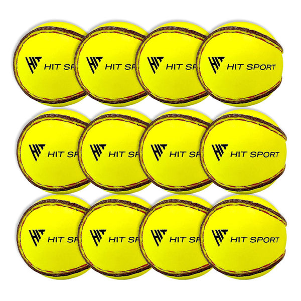 Hit Sport Yellow Sliotar 12 Pack