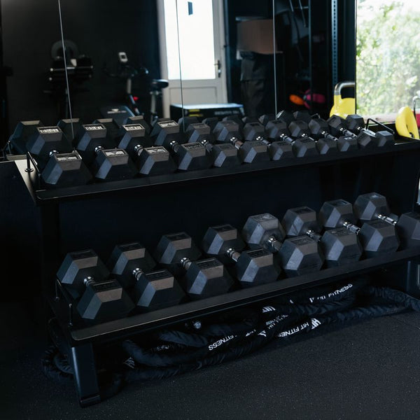 Home Gym Hex Dumbbells Pack - 9 Pairs | 5kg to 25kg