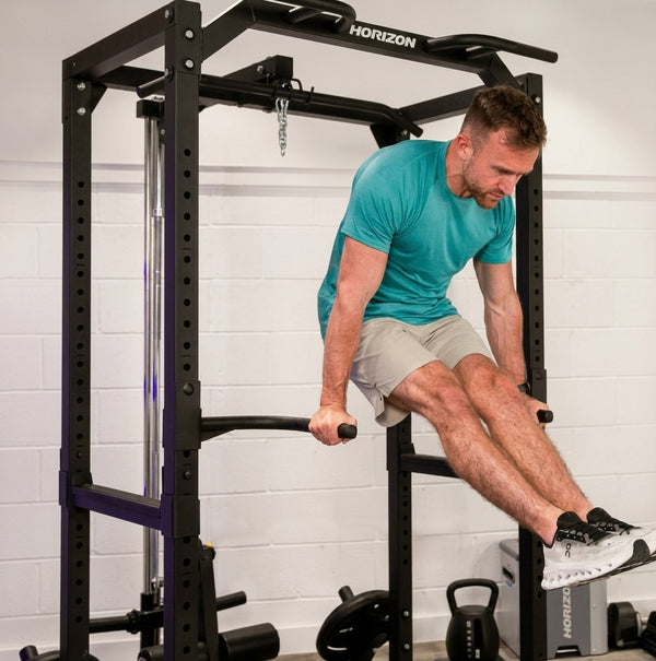 Horizon Full Power Rack - Dip Bar