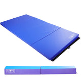 I Love Gymnastics Balance Beam & Mat | Purple & Blue