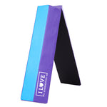 I Love Gymnastics Foldable Balance Beam Blue & Pink Half Folded