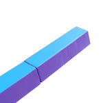 I Love Gymnastics Foldable Balance Beam Blue & Pink Top Half