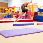 I Love Gymnastics Foldable Gymnastics Mat Purple | 50mm