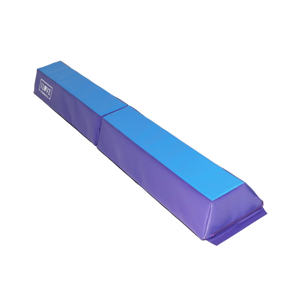 I Love Gymnastics Foldable Balance Beam Purple Blue